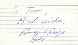 Danny Ainge Signed Autographed 3x5 Index Card - £3.95 GBP