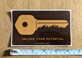Eastern Mountain Sports Unlock Your Potential Sticker Decal EMS Outdoors key - £5.46 GBP
