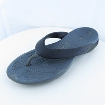 Crocs Women Flip Flop Shoes  Black Synthetic Slip On Size 10 Medium (B, M) - £13.41 GBP
