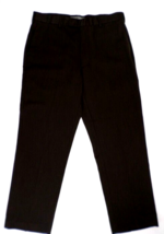 NEW Perry Ellis America Men&#39;s Pants 36x30 Dark Walnut No-Iron NWT - £20.95 GBP