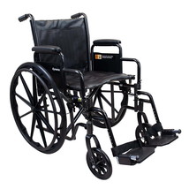 Dynarex DynaRide Series 2 Wheelchair, Desk/Full Arms, Fixed/Elevating Legs - $3,990.81 MXN+