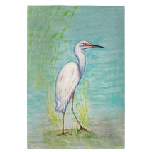 Betsy Drake Snowy Egret Guest Towel - £27.24 GBP