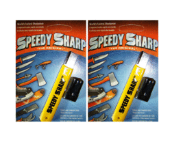 &quot;The Original&quot; Speedy Sharp Carbide Sharpener, Knife Sharpener, yellow 2 pack - £19.98 GBP