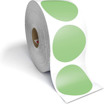 2” Circle Direct Thermal Perforated Stickers Labels for Barcodes, Address, Small - £11.95 GBP