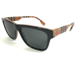 Burberry Sunglasses B 4299 3806/87 Square Nova Check Arms Black Lenses 5... - $135.36