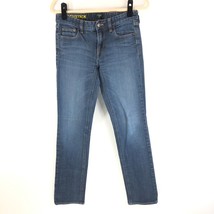 J Crew Womens Jeans Matchstick Straight Leg Dark Wash Stretch Size 27R - £11.58 GBP