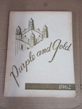 Vintage Purple And Gold 1962 Yearbook Camden High School Camden NJ - £28.87 GBP