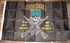 Military Army Rangers Flag 3&#39;x5&#39; Mess With The Best Banner - £7.01 GBP