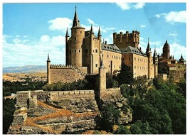 Segovia Spain The Alcazar Beautiful Hilltop Castle 1960s Postcard - £4.70 GBP