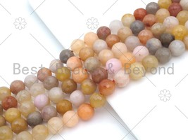 Natural Mixed Color Rutilated Jade Round Faceted Beads, 6mm/8mm/10mm/12mm - $7.00+