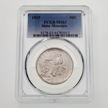 1925 50C Pierre Mountain Commemorative Half Dollar Graded By PCGS As MS6... - $3,843.17 MXN
