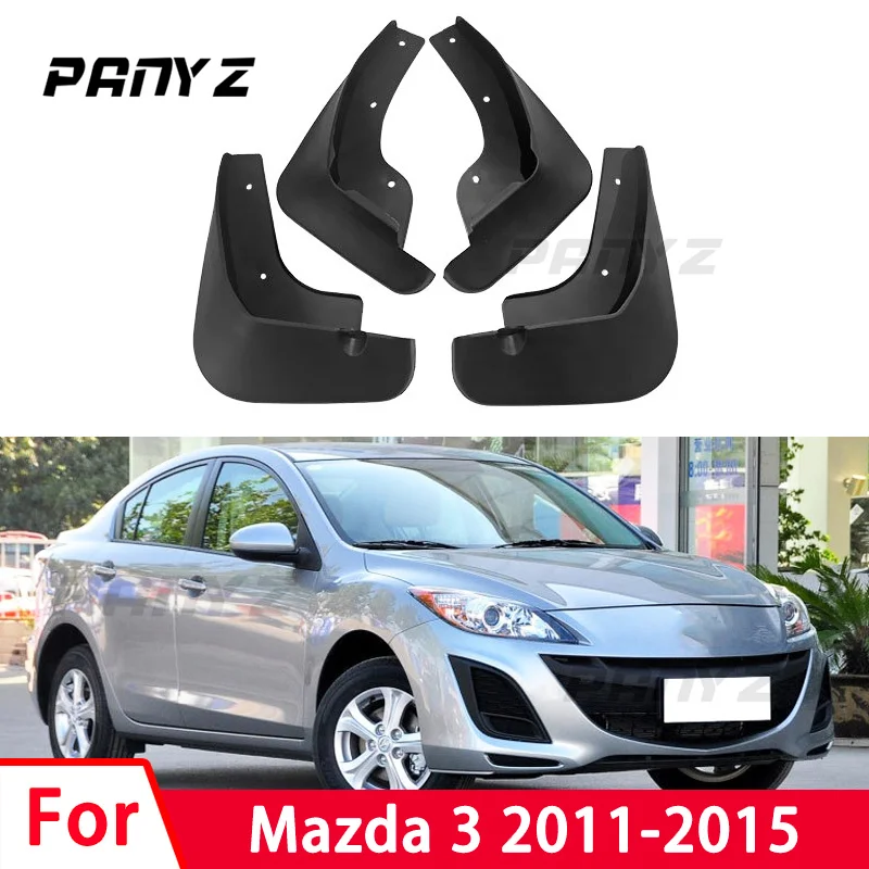 For Mazda 3 2011-2015 MudFlaps Mud Flap Splash Guard Mudguards Front Rear Fender - £17.38 GBP
