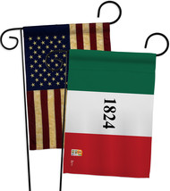 Alamo - Impressions Decorative USA Vintage - Applique Garden Flags Pack - GP1407 - £24.75 GBP