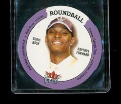 2003-04 Fleer Ultra Roundball Chris Bosh RC #34 SP Discs Mini Rookie Basketball - £5.46 GBP