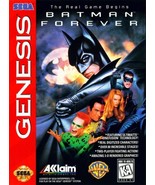 Batman Forever (Sega Genesis, 1995) Clean Video Game Very Good Tested T-... - $368.06 MXN