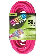 Prime Wire &amp; Cable NS513830 50-Foot 12/3 SJTW Flex High Visibility Extra... - €51,24 EUR