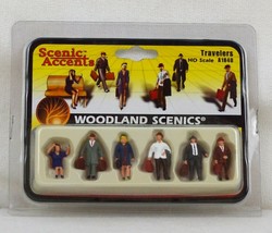 Scenic Accents / Woodland Scenics Travelers HO Train Figures A1840 - £11.99 GBP