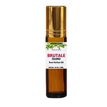 Brutale Uomo Perfume for Men - Amber Glass Roll on Bottle with Glass Bal... - $13.98