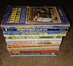 Lot Of 11 Vintage Baseball Paperback Books Nonfiction Sports VTG 1970s 1980s - £37.46 GBP