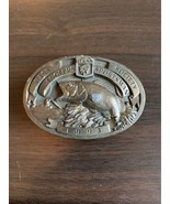 Bass Anglers Sportsman Society 1993  Brass Belt Buckle - $19.24 CAD