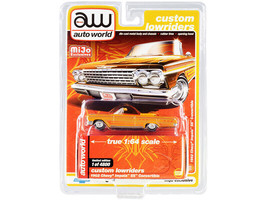 1962 Chevrolet Impala SS Convertible Yellow with Graphics &quot;Custom Lowriders&quot; ... - £17.13 GBP