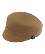 Vintage Betmar New York Tan Wool Felt Baker Boy Hat - $34.20