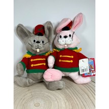 Commonwealth Snowden &amp; Friends Magical Marching Band Bunny Mouse Plush VTG NWT - $18.47