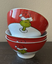 The Grinch Cereal Soup Bowls set of 3 New Christmas - £39.08 GBP
