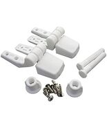 LASCO 14-1039 White Plastic Toilet Seat Hinge with Bolts and Nuts, Top - $21.56