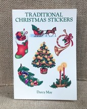 Vintage Dover Darcy May Traditional Christmas Stickers Booklet Ephemera - $2.97