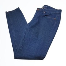 Ann Taylor LOFT NWOT Curvy Skinny Mid Rise Blue Jeans Size 2 Waist 28 Inches - £22.77 GBP