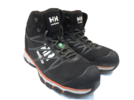 Helly Hansen Men&#39;s Alum Toe Comp Plate Mid Cut Work Boots HHF171007 Black 10.5M - £34.04 GBP