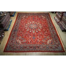 Vintage 10x13 Authentic Hand Knotted Sheikh-Safi Rug B-74815 - £2,308.99 GBP