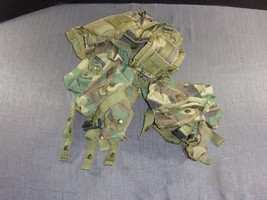 U.S. Enhanced Tactical Load Bearing Bdu Woodland Camouflage Vest - £31.07 GBP