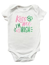 Kiss Me I&#39;m Irish Girls Shirt, St Patricks Day Shirt for Girls - £8.01 GBP+