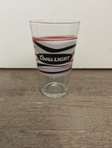 Vintage Coors Light Striped Double Down Summer Pint Glass - £9.37 GBP