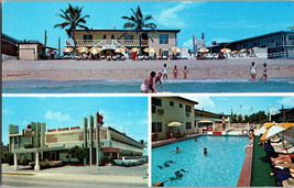 Sandy Shores Motel  Miami Beach Florida  AAA Vintage Postcard (D11) - £4.57 GBP