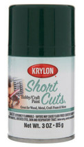 Krylon Short Cuts Hobby and Craft Gloss Spray Paint, Hunter Green, 3 Oz. - £7.07 GBP