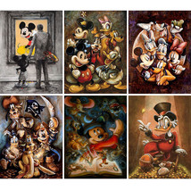 5D Diamond Painting Mickey Disney Princess Cartoon Art Mosaic Set DIY Kits Gifts - £7.43 GBP