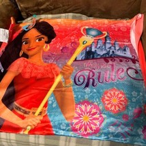 Disney Junior Elena of Avalor Soft Bedtime Pillow Case 20&quot; X 26&quot; Cuddly ... - £10.96 GBP