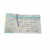 Vintage 2001 Cypress Hill Concert Ticket Stub 10/06/01 Blockbuster Pavillion CA - £18.88 GBP