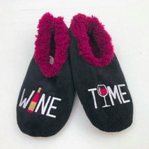 Snoozies Women&#39;s Wine Time  Non Skid Slippers Medium 7/8 - $239.54 MXN