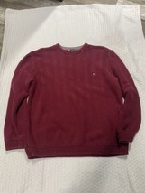 Chaps Maroon Cotton Sweater size XL Vintage - £17.33 GBP
