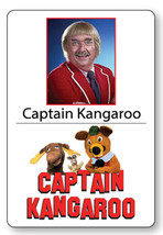 Captain Kangaroo Kids Tv Show Name Badge Tag Halloween Cosplay Pin Back - £11.46 GBP