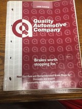 Vintage 1998 Quality Automotive Brake CATALOG - $23.71