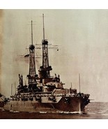 US Atlantic Navy Fleet Warship WW1 1920s Dreadnoughts Military Centerfol... - £47.20 GBP