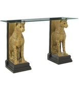 55” Royal Egyptian Cheetahs Console Table (dt,a) - £6,322.98 GBP