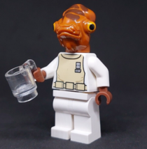 Lego Star Wars 7754 Minifigure Admiral Ackbar Figure - £15.81 GBP