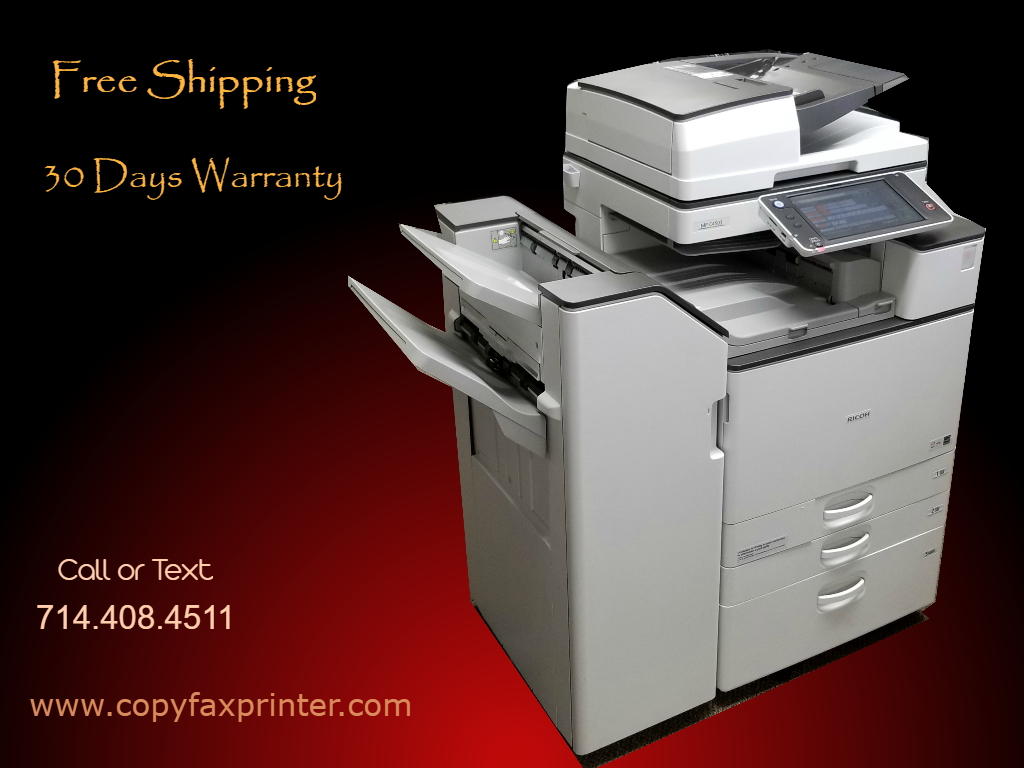 Ricoh MP C3503 Color Printer Scanner with Stapling Finisher!! - $2,399.00