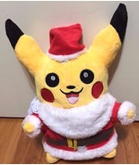 1 Pcs, 2016 New, 30cm, Santa Pikachu, Pokemon, Plush, Cute Christmas Gift - $28.51 CAD